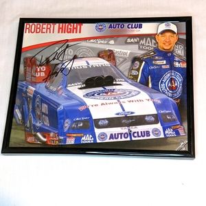NHRA Signed Framed Robert Hight Promo Photo